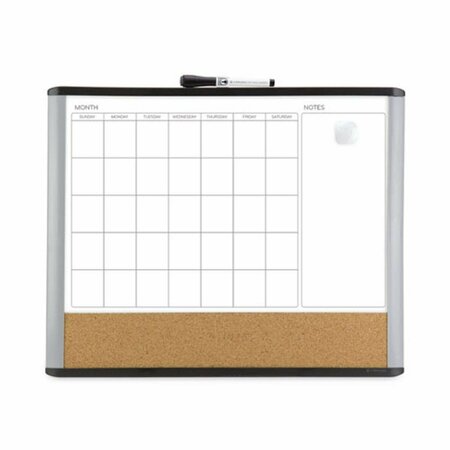 PAPERPERFECT 20 x 16 in. 3-in-1 White Surface Magnetic Mod Dry Erase Board PA3751512